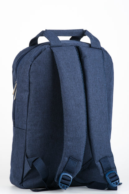 Laptop backpack dark blue