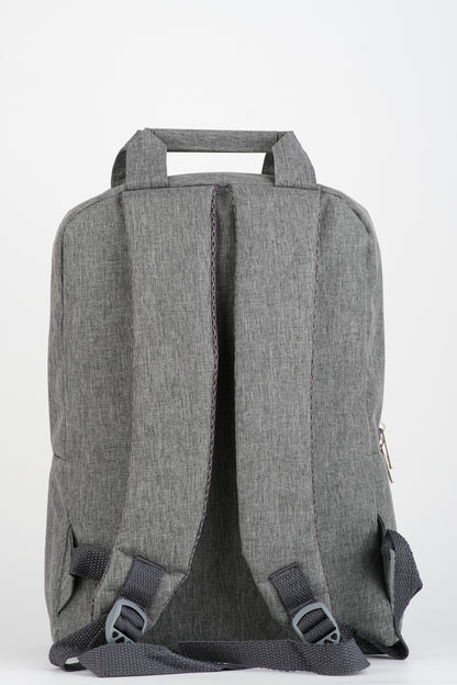 Laptop backpack grey